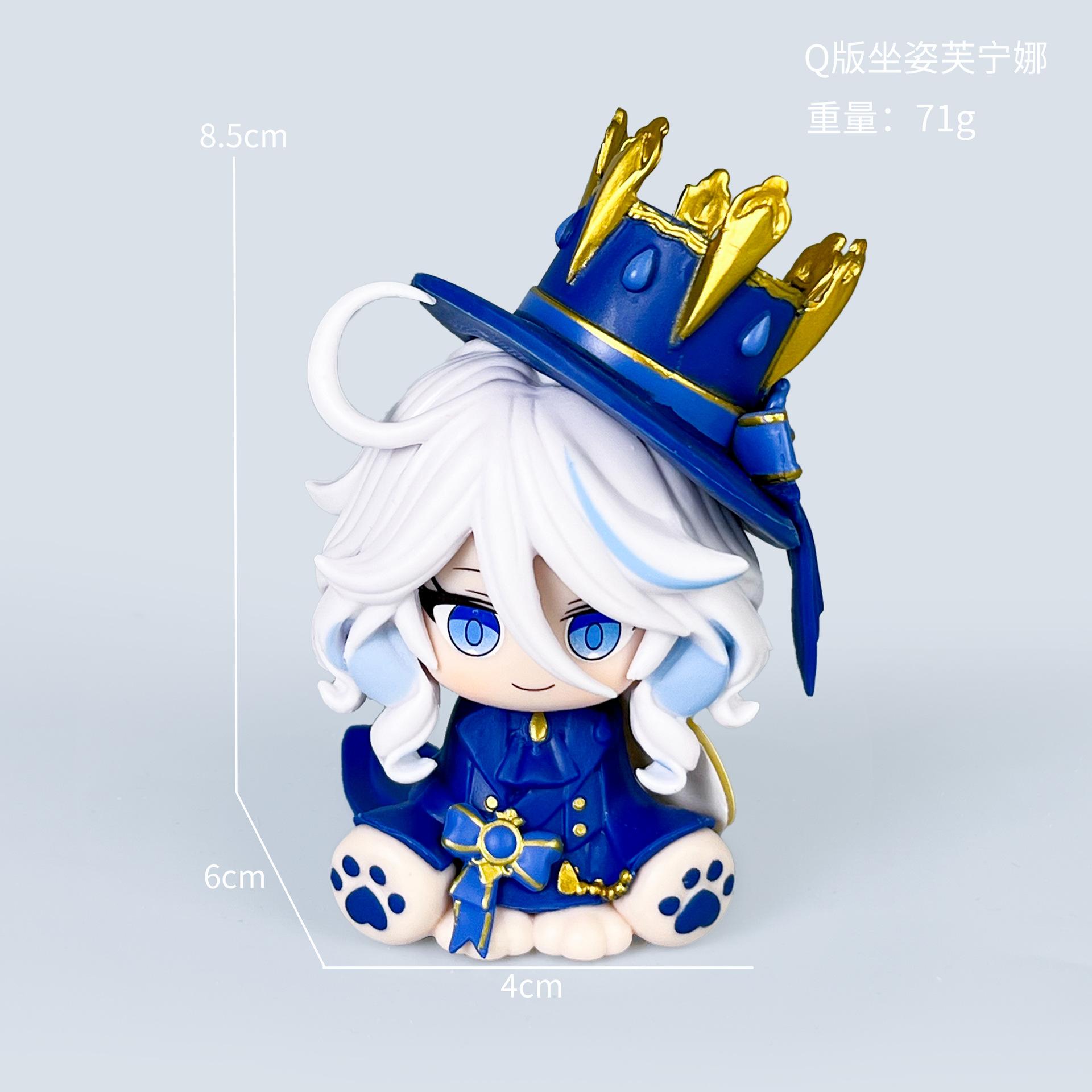 Nieuwe Genshin Impact Wuthering Waves Q-Versie Camellya Aemeath Sunaookami Shiroko Furina De Kustwachter Spel Anime Figuren Speelgoed