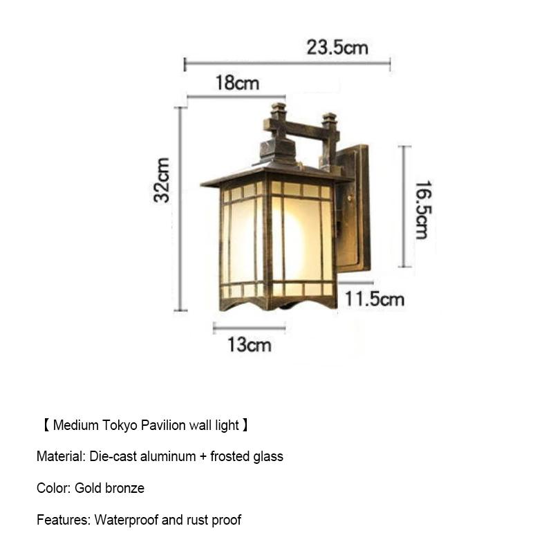 LED Wall Lights Outdoor Lighting Modern Home Decor Light Fixtures for Balcony Porch Lamp Waterproof Wall Sconces Home Decor