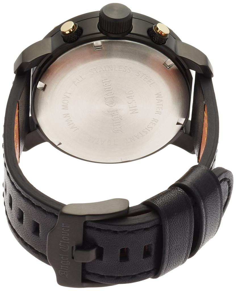 Angel Clover Eight Star Men's Black Watch Black Dial NES46BBG-BKL