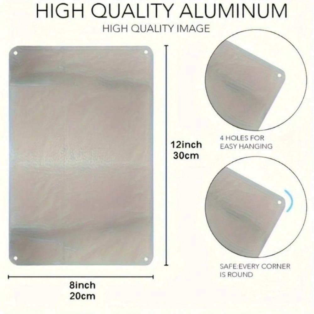 Tin Sign Vintage Cactus Wall Decor 12x8 inch Rustic Metal Poster for Farmhouse Indoor