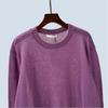 Autumn New Knitwear Round Neck Loose and Lazy Style Plus Size Mohair Pure Color Long Sleeves Pullover Women