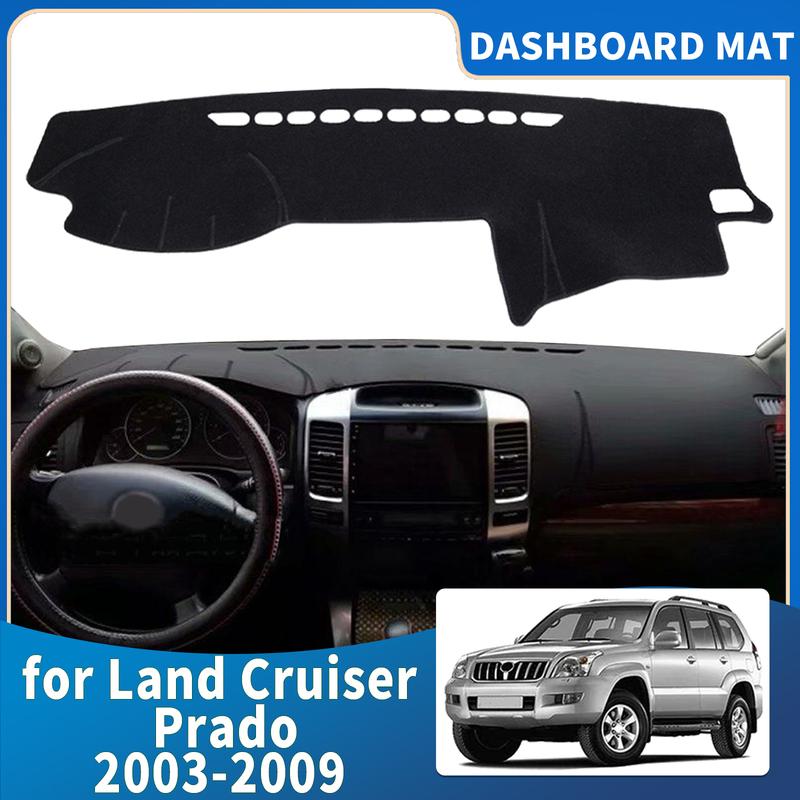 Fit for Toyota Land Cruiser Prado 120 J120 2003-2009 Dashmat Dashboard Cover Pad Protective Carpet Accessories DashMat Sunshade