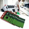 Mahogany Putting Practice Mat Indoor Putter Exercise Blanket Putting Practice Set for Sports