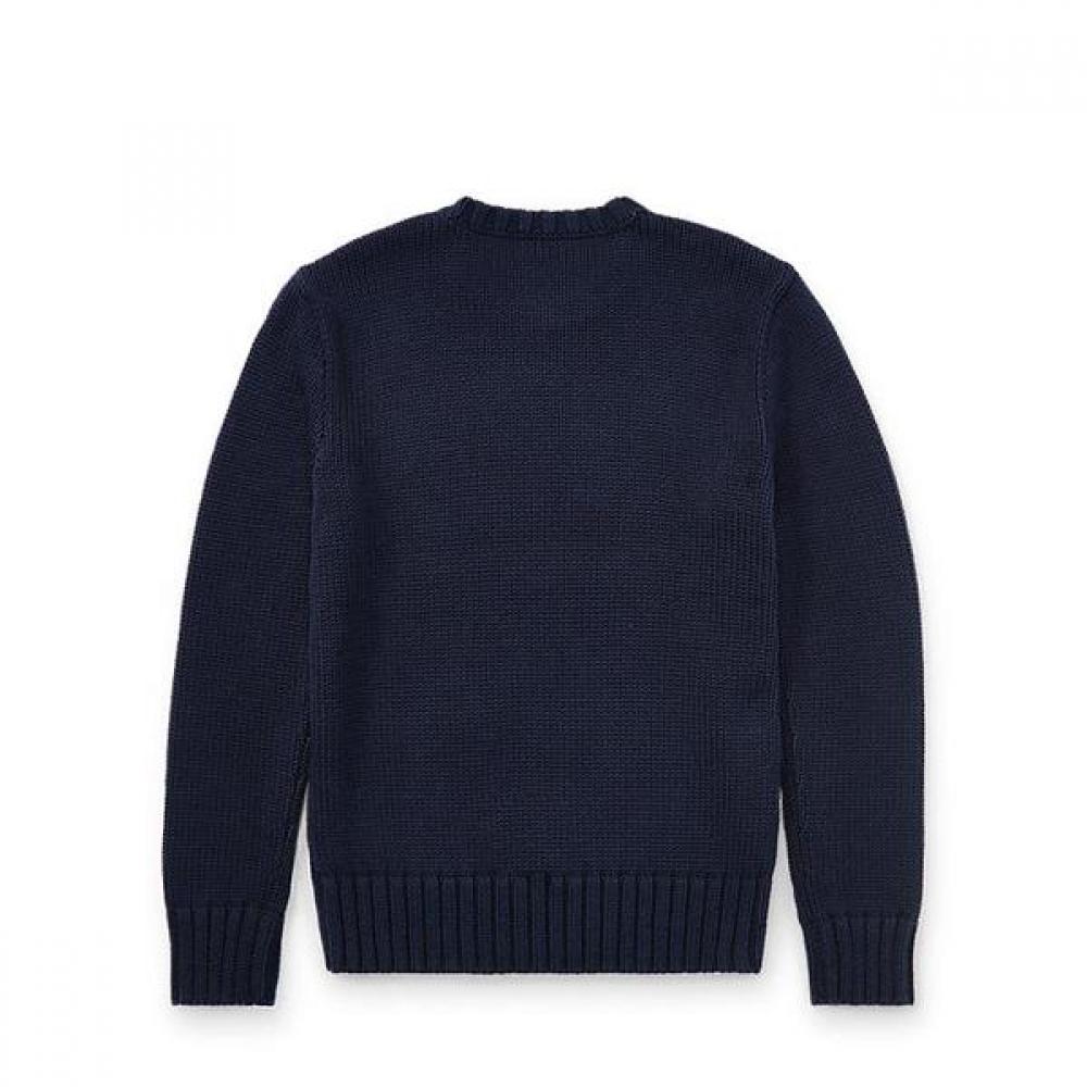 Polo Kids Boys 8 18 Years Old Flag Cotton Crewneck Sweater  Cwposwey6820080410 