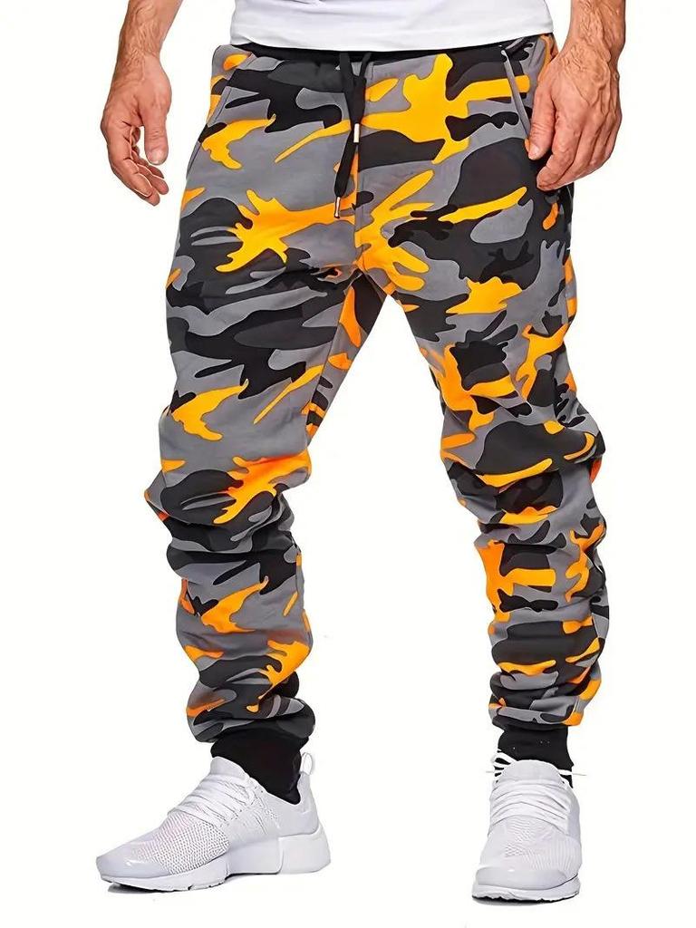 2024 Men's British Style 3D Printed Sports Casual Trousers