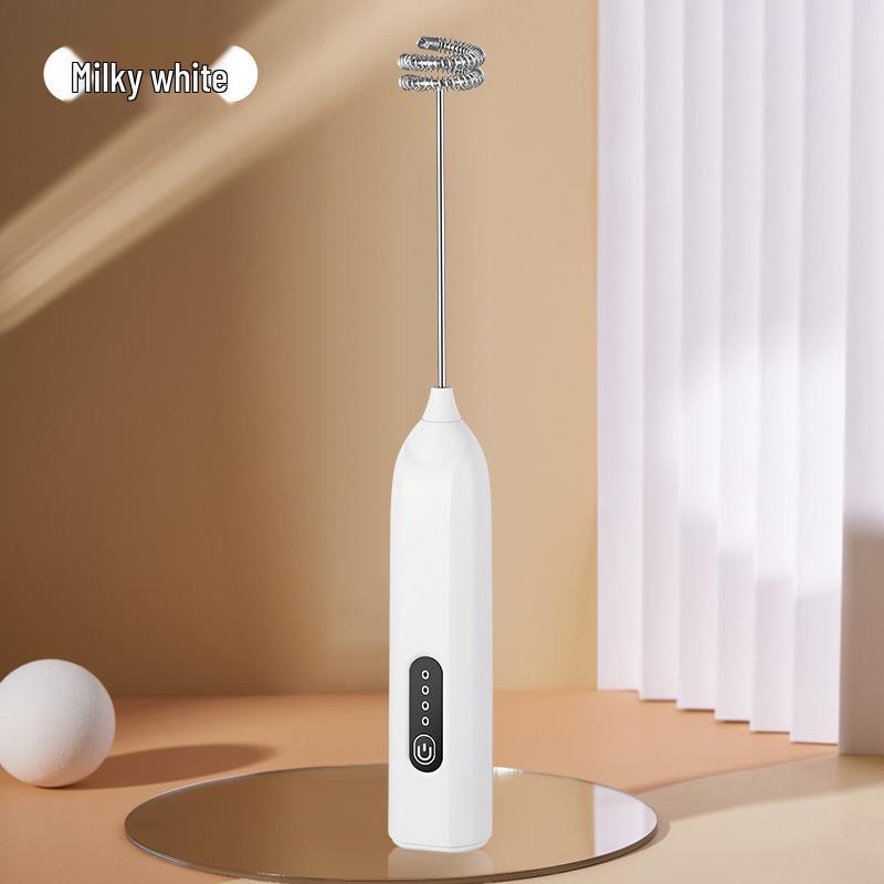 JLL7602 Portable Electric Handheld Frother & Whisk for Milk, Coffee, and Eggs Standard Packaging