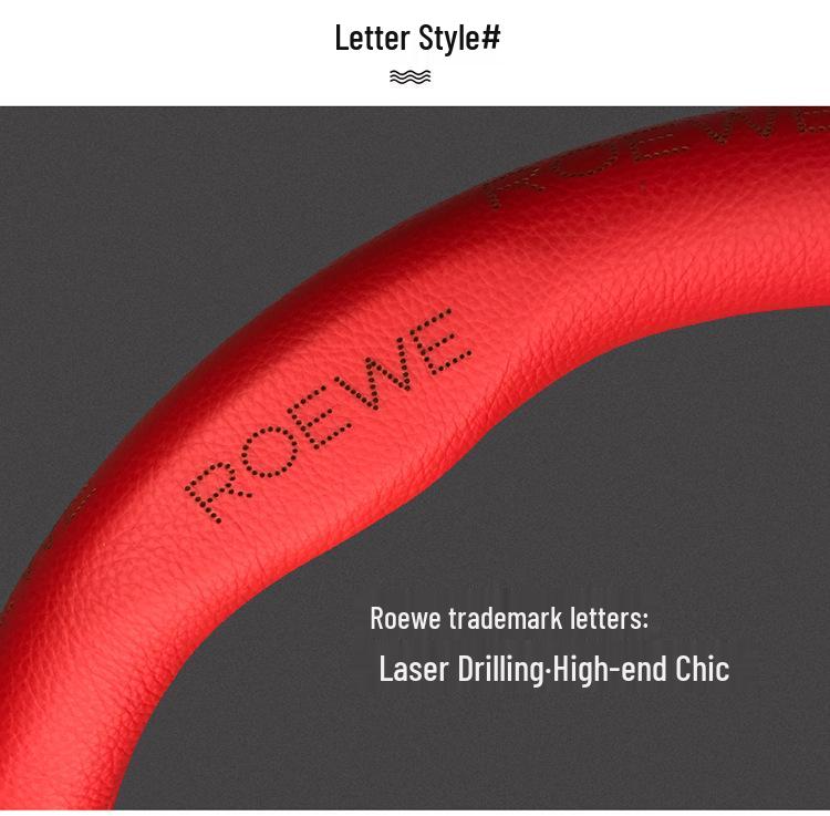 Suede Steering Wheel Cover for Roewe RX5, I5, 350, 550, I6 Plus, RX3, Ei6, 750, 360, Ei5