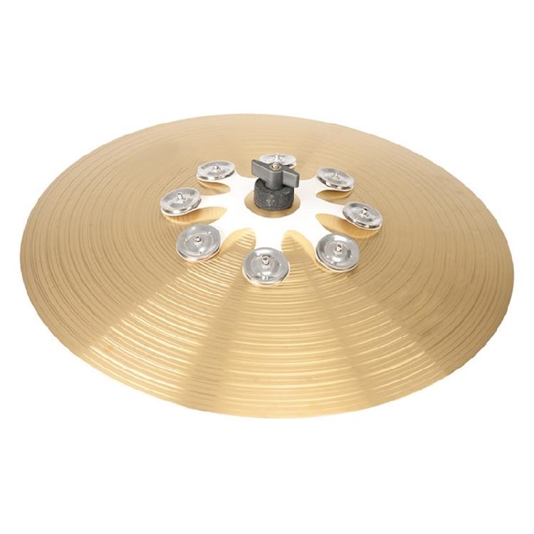 Cymbal Ching Rings Cymbal Bells Drum Cymbal Rings Drum Cymbal Bells Drum Accessories Metal Texture Suitable for Drum Set