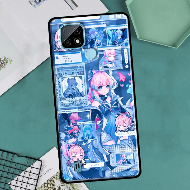 Genshin Impact Sangonomiya Kokomi Case For Realme 9 Pro Plus 8 8i 9i C35 GT Neo 2 Cover For OnePlus 10 9 Pro Nord2 8T 9R 10R