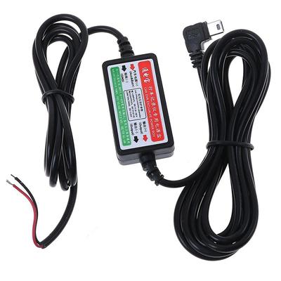 Kit de câmera de painel de carro com fio rígido mini usb para filmadora de carro dvr 12v/24v para 5v