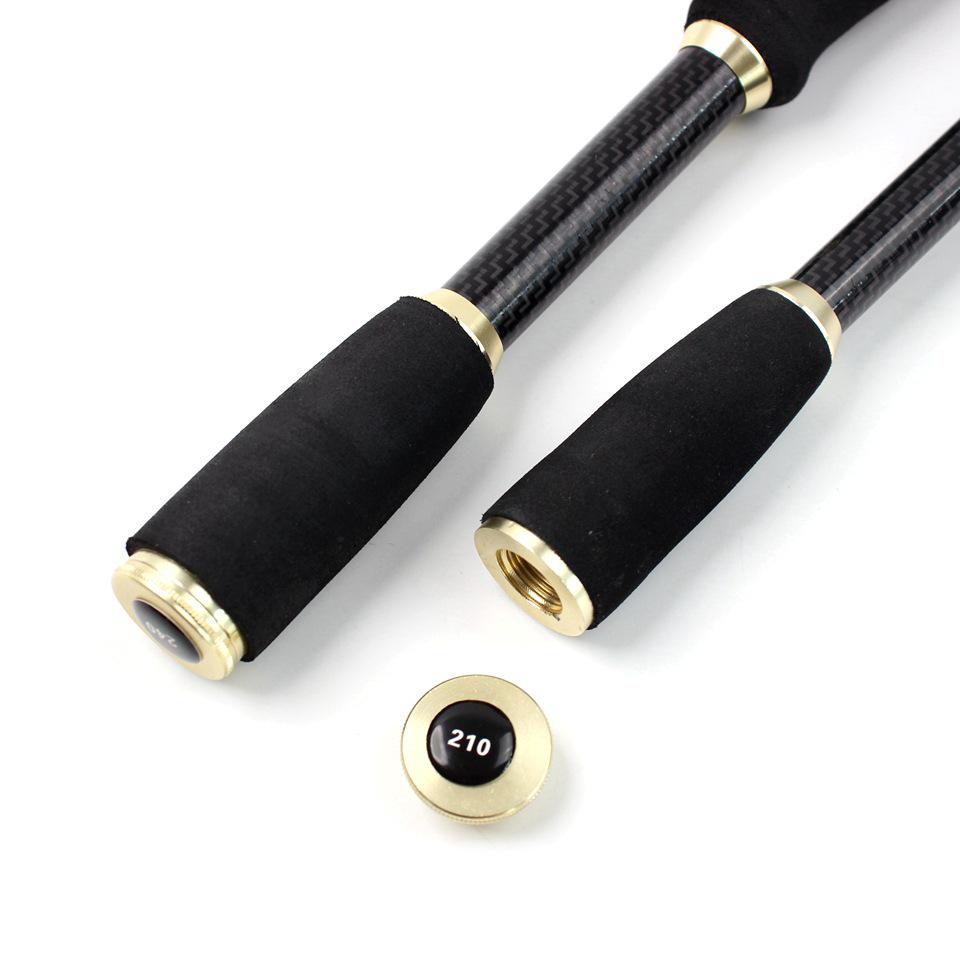 Ultra-Short Portable Carbon Fiber Fishing Rod - Retractable Lure Design