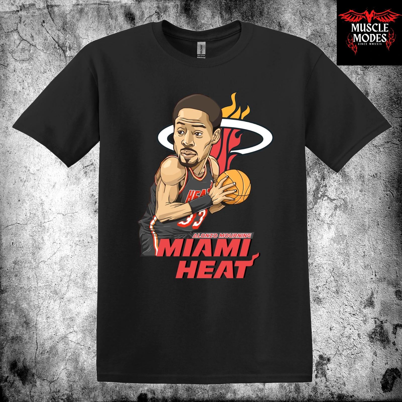 Alonzo Mourning NBA Legends Tribute Premium Cotton Unisex Sports T-Shirt 4XL