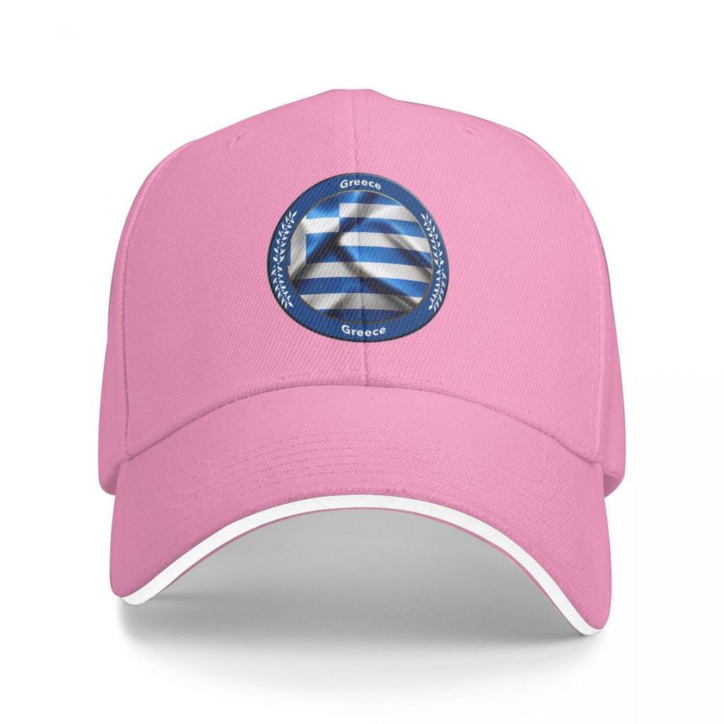Coat Arms Of Greece Country Flag Team Baseball Caps Snapback Baseball Hats Breathable Casual Casquette Outdoor Unisex