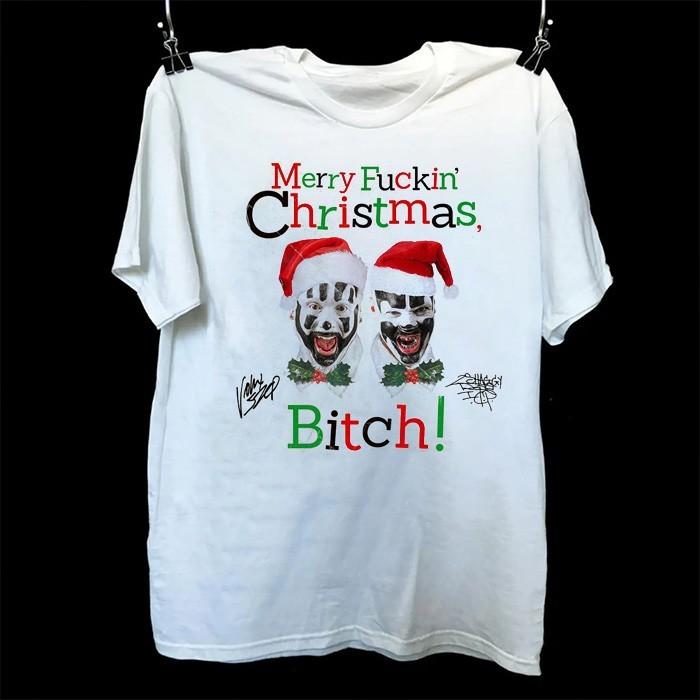 Новая футболка унисекс Insane Clown Posse Merry Fckin Christmas Gift Все размеры AL128 M