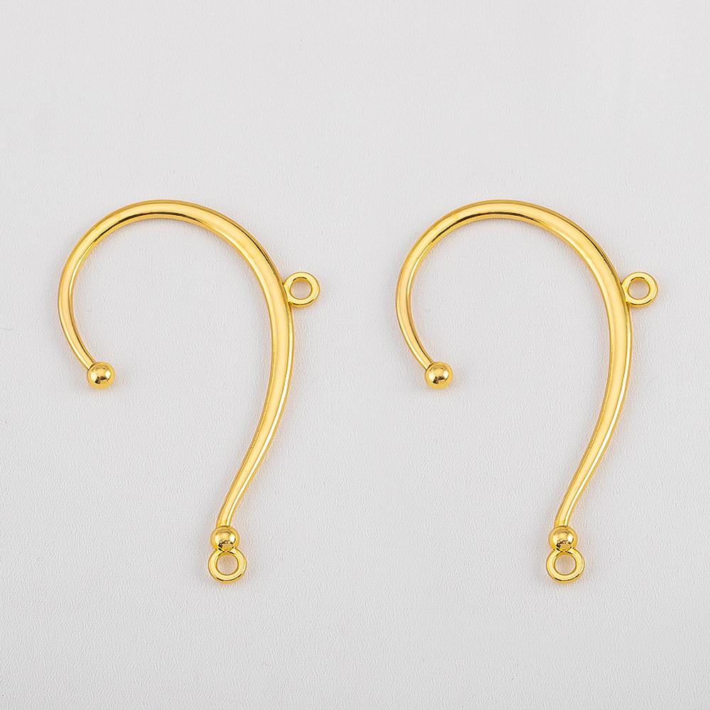 

10pcs 2 Hole Earrings Clip Settings DIY Hair Jewelry Making Wedding Accessories Alloy Metal Bridal Hair Combs Findings Component