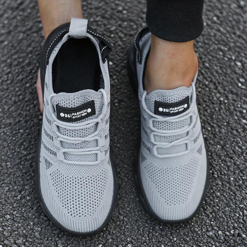Men'S Soft Running Shoes Breathable Mesh Fashionable Sports Style Summer Versatile High-Quality Outdoor Lightweight Sports Shoes