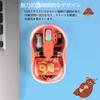 Wireless Bluetooth DPI Dual Transparent Magnetic LED Power 5 400 mAh Lightweight and Compact Mouse, Type-C Rechargeable, 2.4Ghz, 4-Level Adjustment,