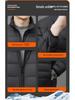 2024 Men's Lightweight Fashion Down Jacket - Short Stand Collar, White Duck Down, Warm Winter Coat