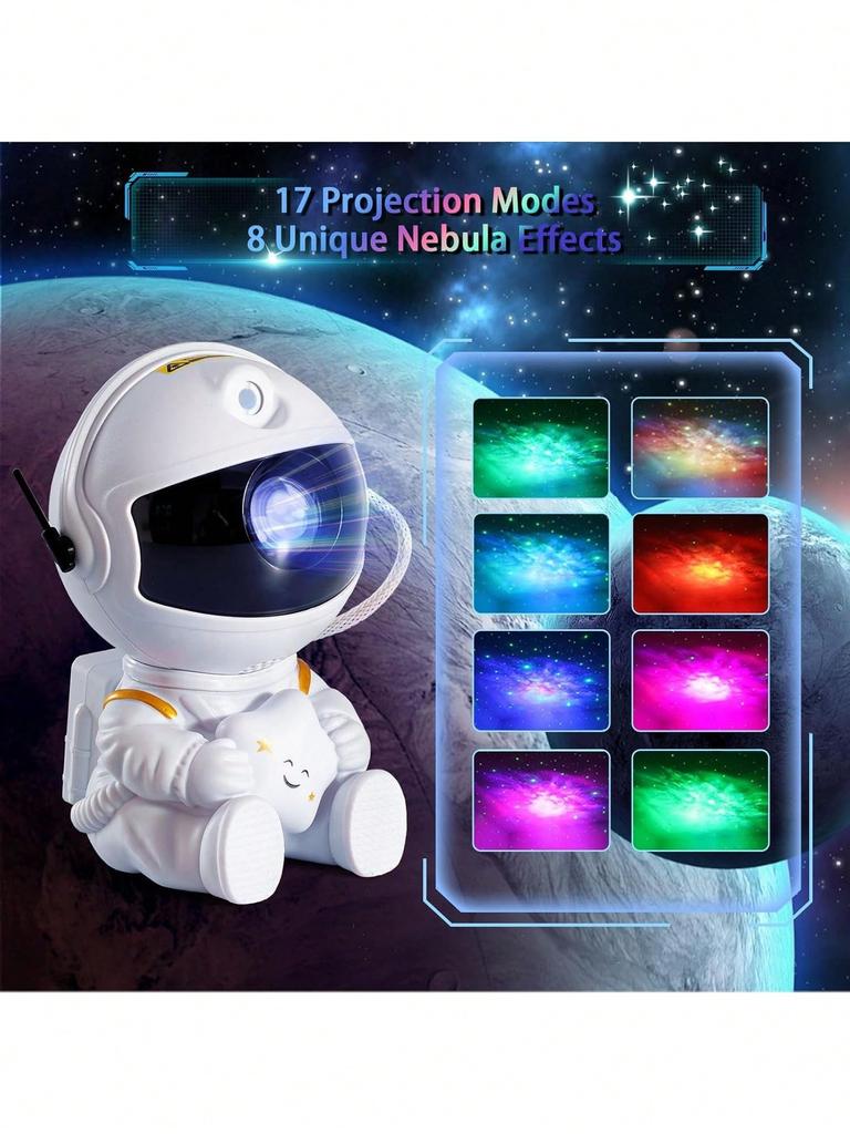 Astronaut Starry Sky Projector Adult Night Light Star Projector LED Astronaut Lamp Galaxy Projector for Bedroom Playroom