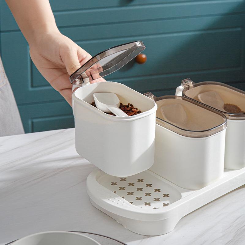 Visible Multi-Spec Kitchen Seasoning Set: Salt Shaker & Spice Jars