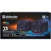PC speakers J3 2.0 6W LED USB Black