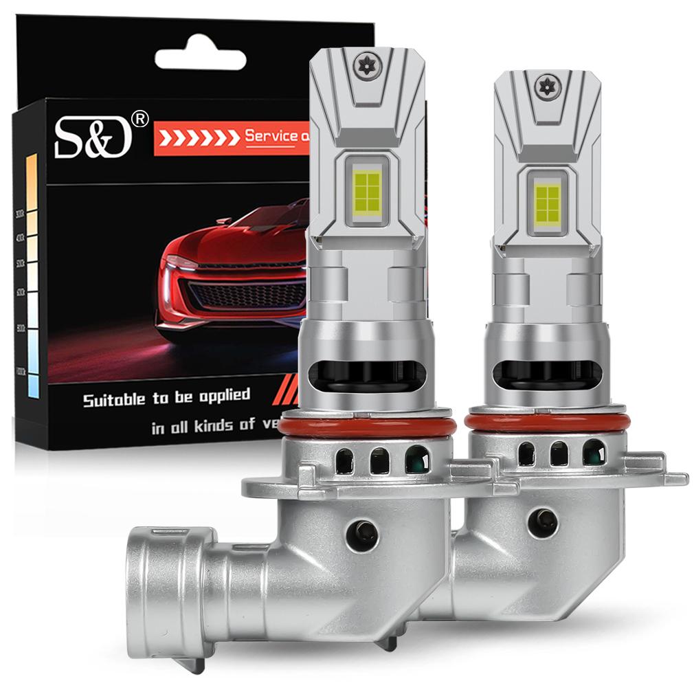 2Pcs 32000LM H7 LED Headlight Bulbs Mini Turbo H11 LED H4 H8 9005 HB3 9006 HB4 70W Car Fog Light Hi Lo Beam Headlamp Auto Plug&Play Lamp 6500K White