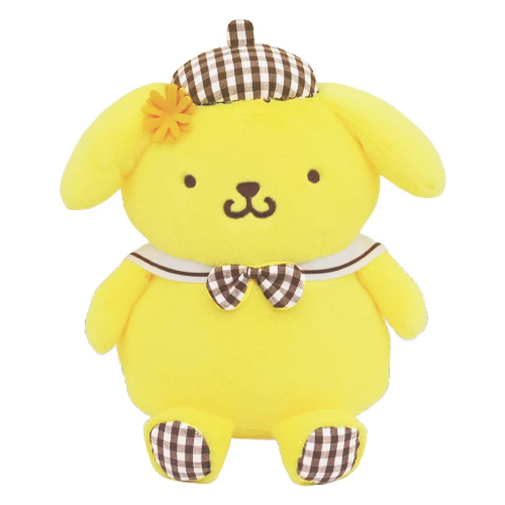 Nakajima Corporation Sanrio Characters Gingham Angel Plush Toy Pompompurin 180049-23