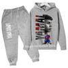Kinder Lamine Yamal 2-teiliges Trainingsanzug Set Jungen Mädchen Fußballstar Hoodie + Jogginghose Set Grafisches Kapuzensweatshirt Sport Outfit