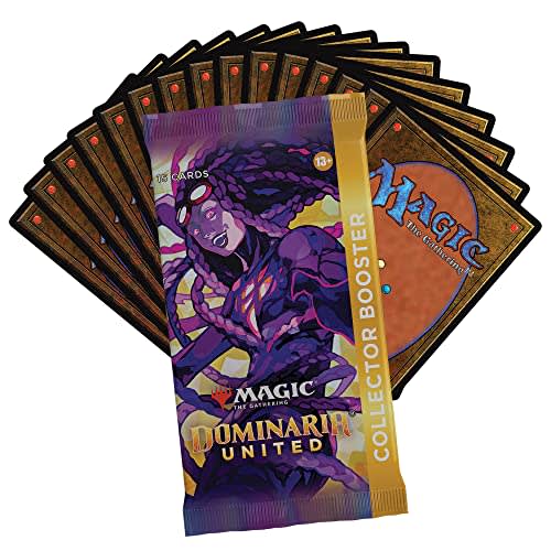Magic: The Gathering Dominaria Unite Collector Booster (English Version) with 2 History Promo Cards (Box of 12 Packs) MTG Trading Card Wizards of the