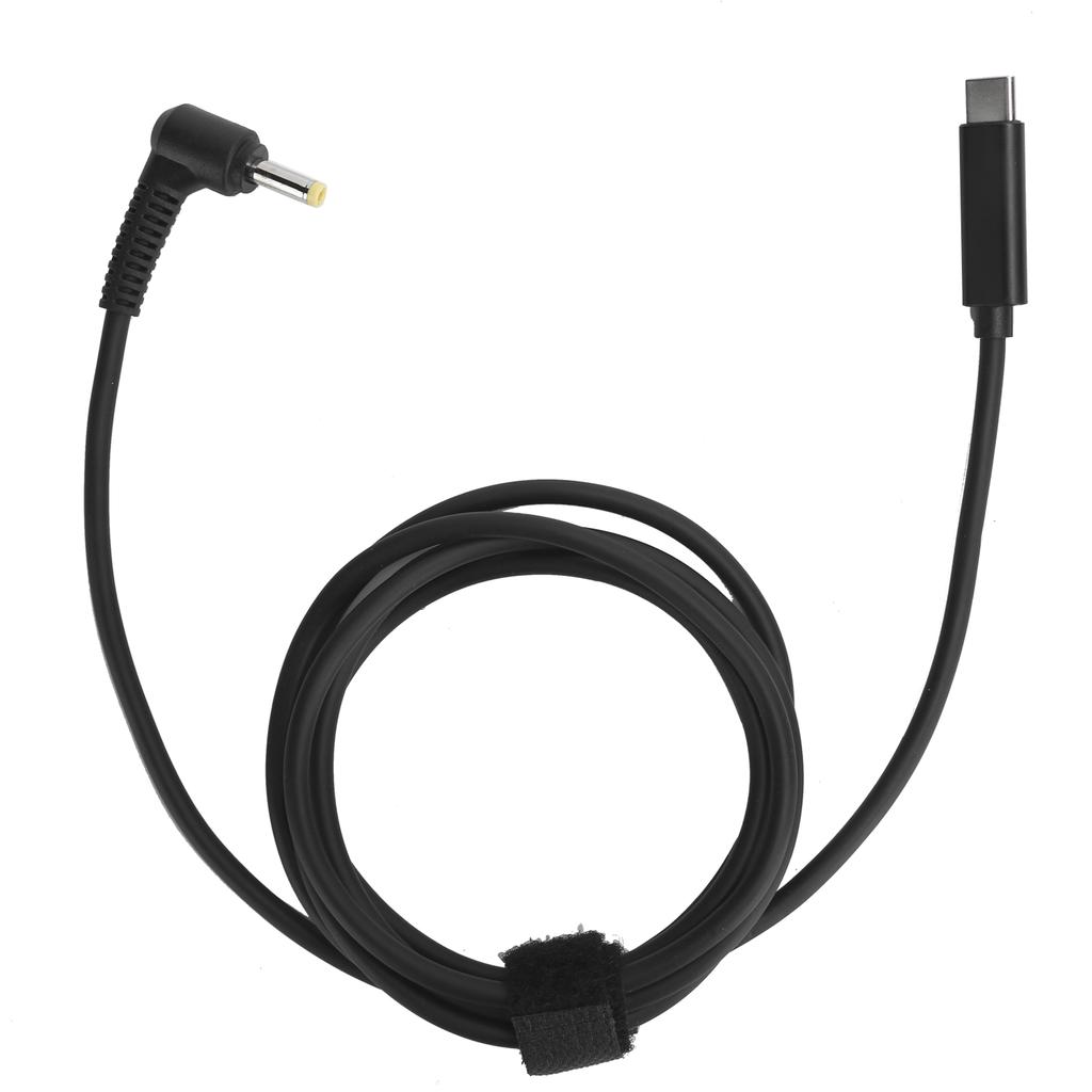 DC4.0 X 1.7mm 3A TYPEC Male Fast Charging Cable Portable 150cm Length for Laptop Power Supply