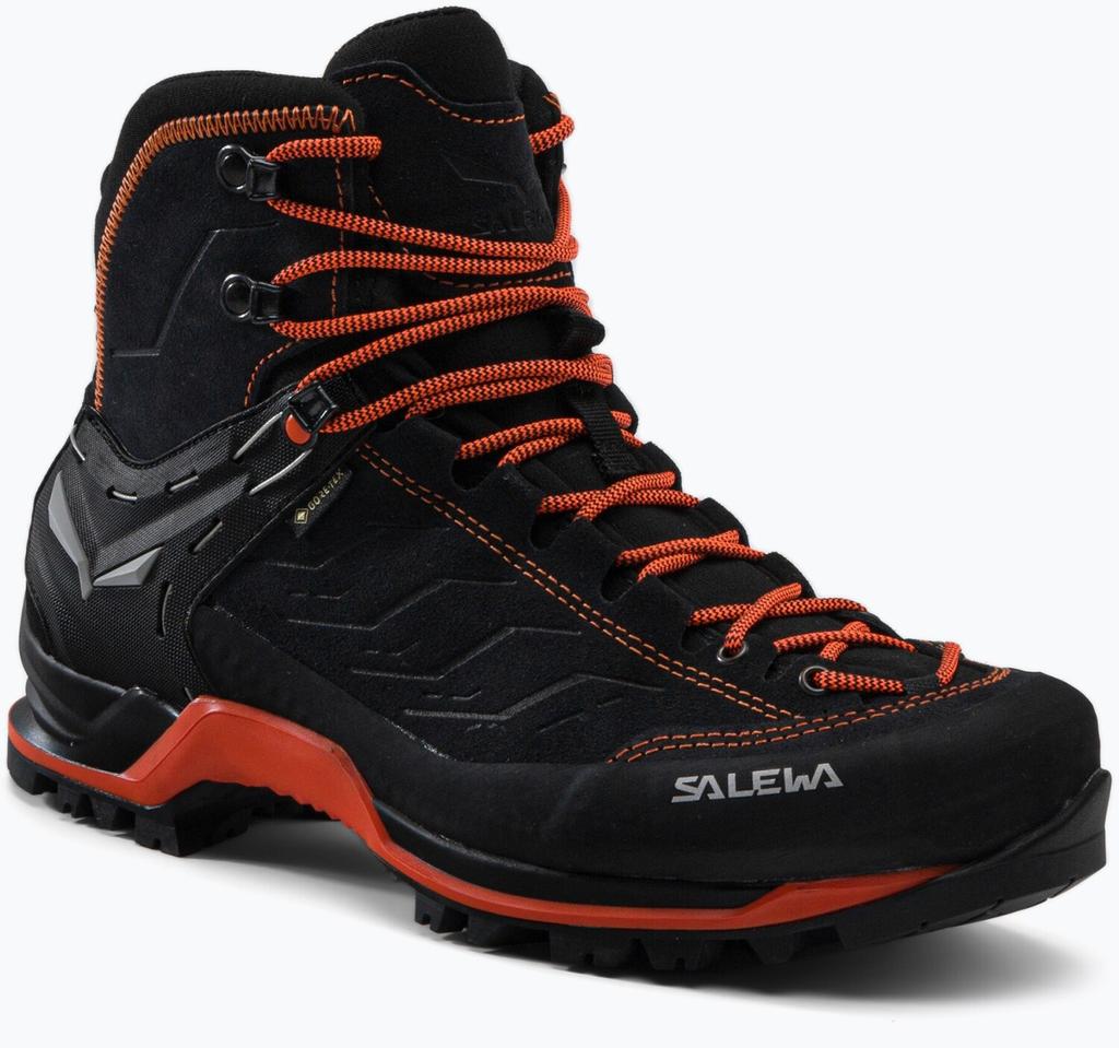 Hiking Shoes Salewa MTN Trainer Mid GTX Asphalt/fluo Orange