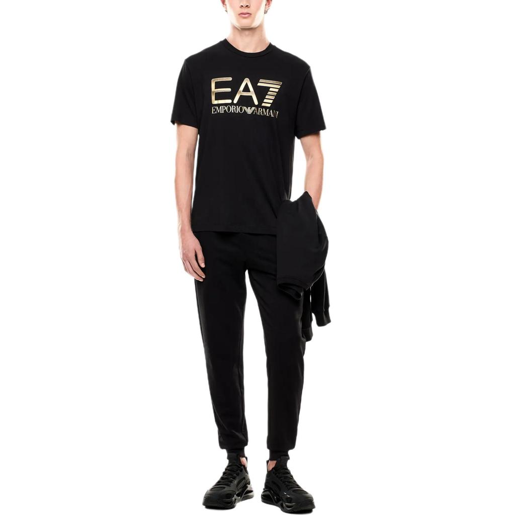 Emporio Armani EA7 Cotton Slim Fit Short Sleeve Round Neck Printed T-Shirt Men Tops 7M001189-AF17789-UC001
