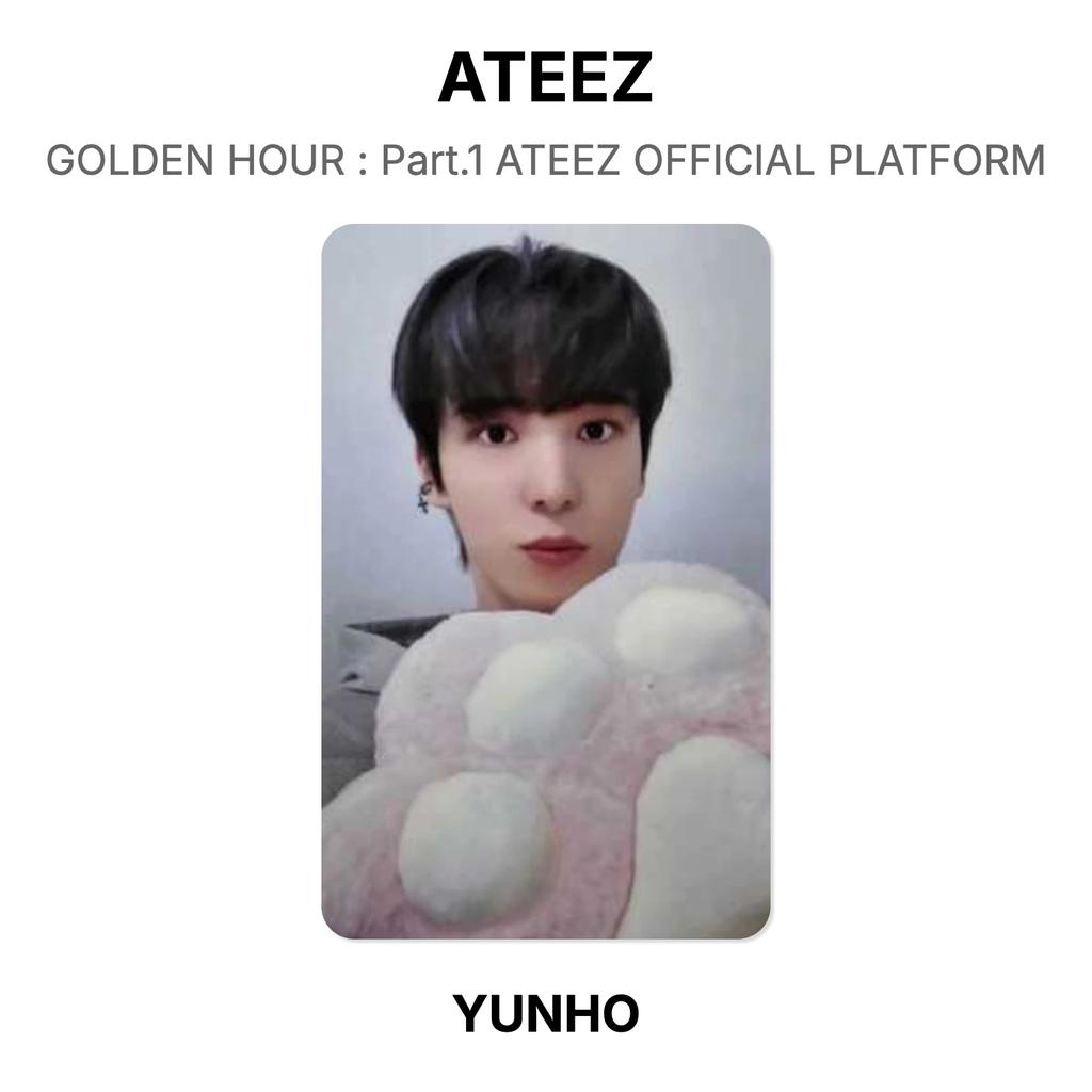 ATEEZ GOLDEN HOUR : Part.1 ATEEZ OFFICIAL PLATFORM Official Photocard