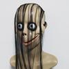 Horror Teufelsmaske mit langen Haaren Gruselige Halloween Vollgesichtsmasken des Terrors Kostüm Halloween Cosplay Party Dekoration Requisite