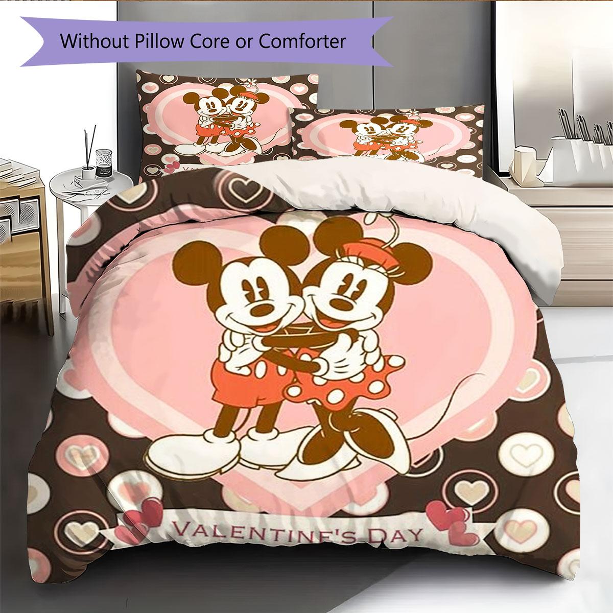 

Retro-chic Minnie Mouse Themed Bedding Set – The Perfect Choice for Decorating A Child s Bedroom. Comfortable and Warm. 135x200cm