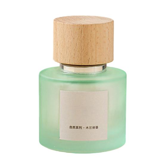 SHIMANG Perfume for Women Long Lasting Light Fragrance Frosted Glass Bottle with Wooden Cap Fresh Floral Fruity Scent Multi-Use for Home Car Wardrobe