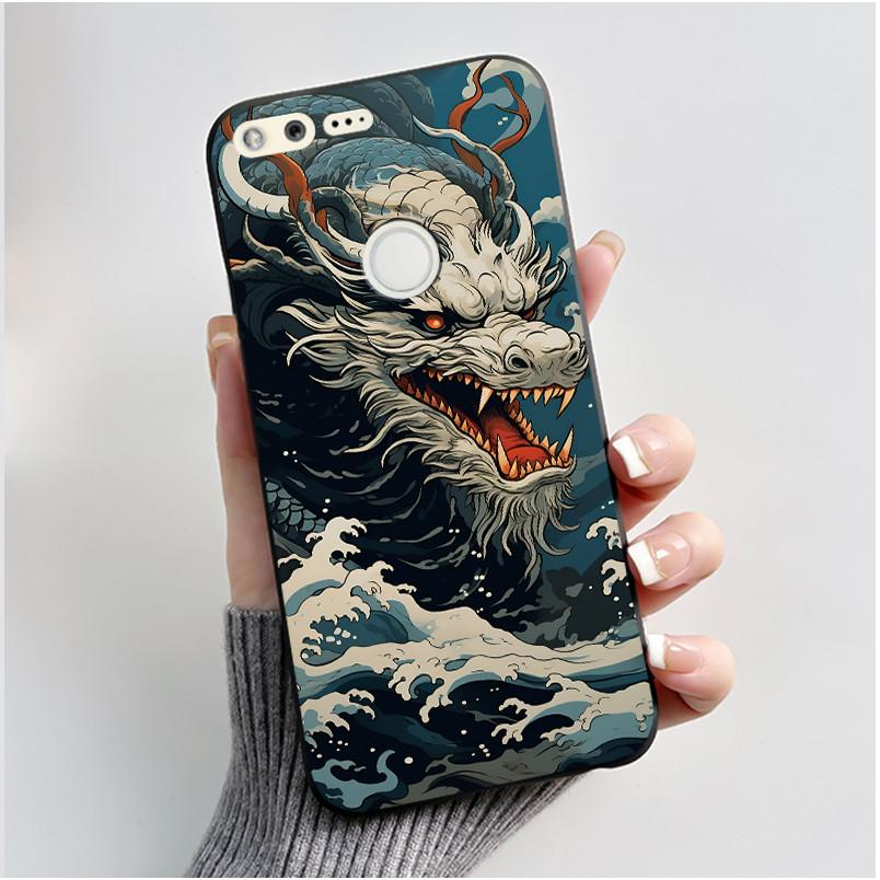 Luxury Cute Love Rabbit Cartoon Funny Case For Google Pixel XL Pixel1 1 XL Black Silicone Soft Phone Case Protective Back Cover