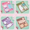 60 Sheets Funny Animal Note Pad Adhesive Notes Paper Pocket Memo Pad Reminder On Book Journal Notebook Planner Calender