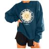 Women Casual Printing Long Sleeve Sweatshirt Pullover Tops Blouse