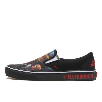 Black Red V98cf Elle Black Red Slip On