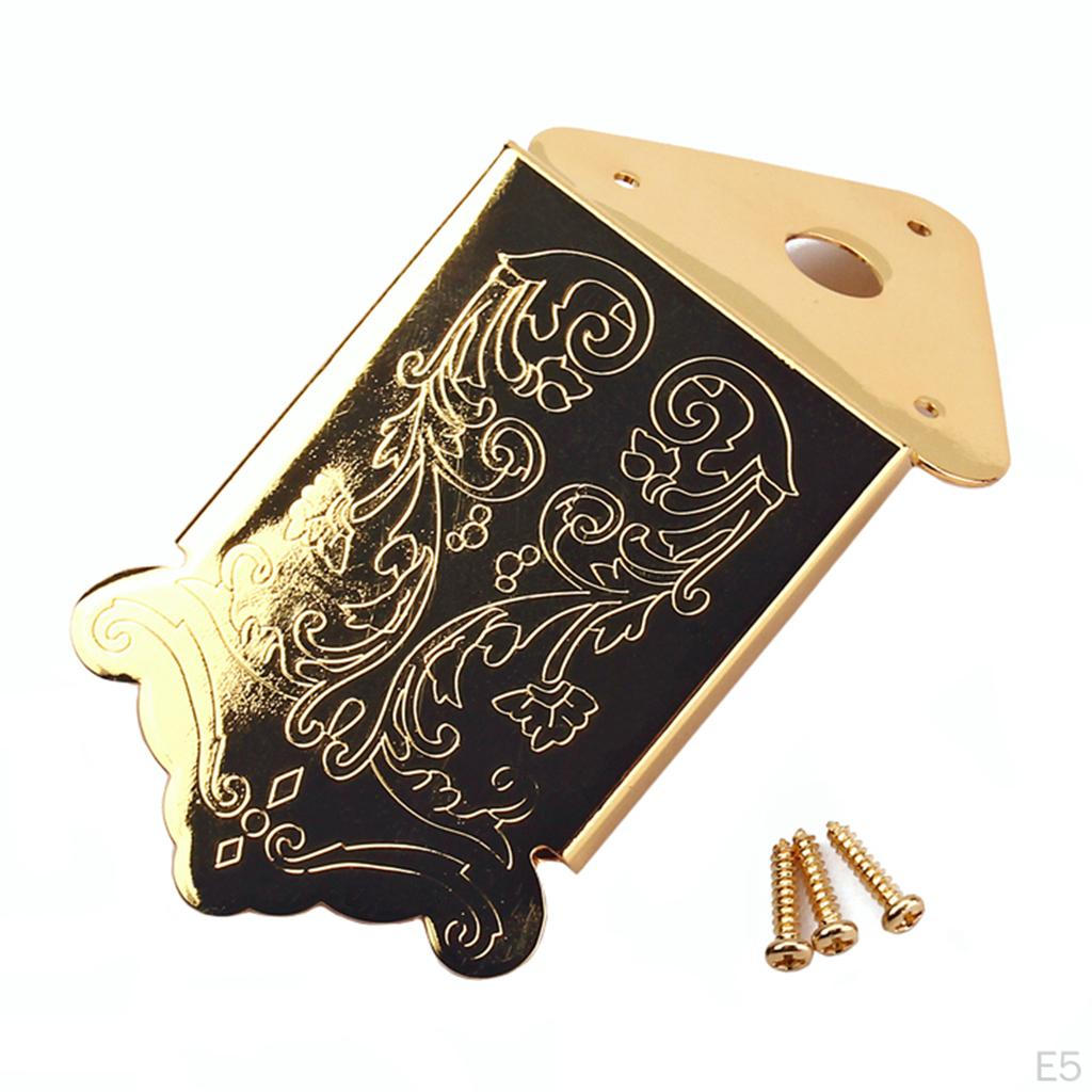 Mandolin Triangle Tailpiece Screw 6 Strings Box Guitar