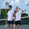 Li Ning Ping Pong Elite Series Logo Print Round Neck Quick-Dry Short Sleeve T-Shirt Unisex T-Shirt Standard-White ATST029-1