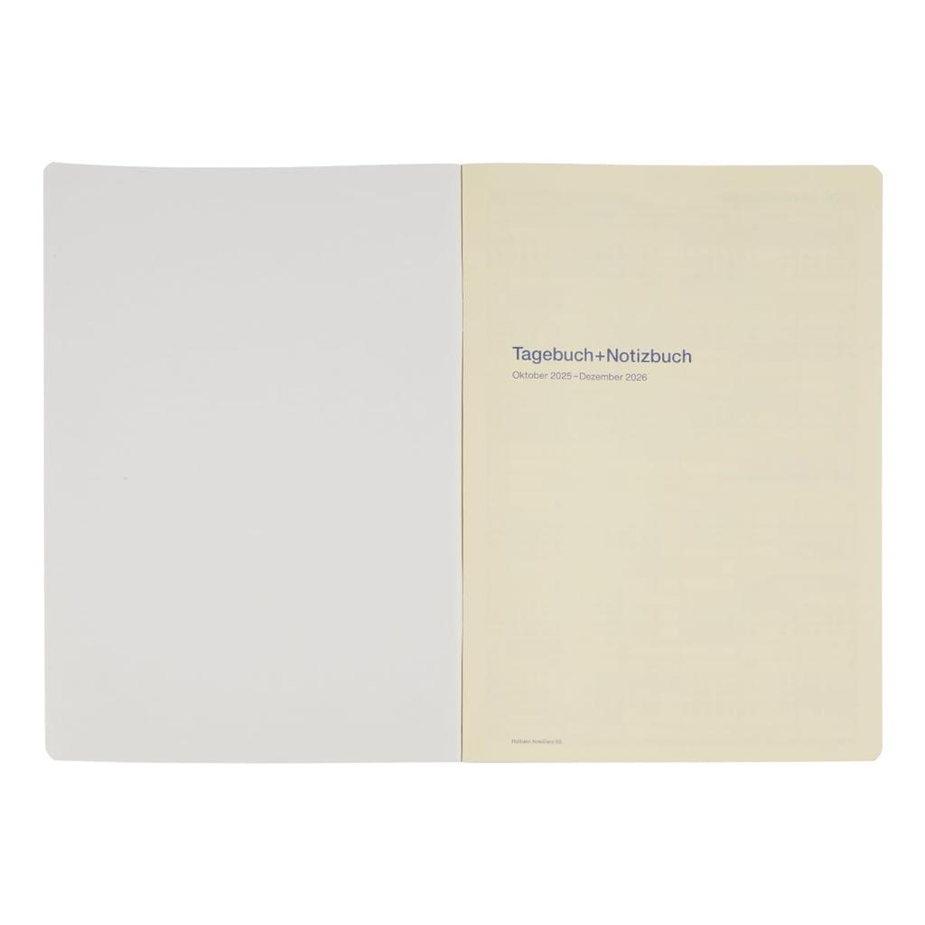 [Delfonics Planner 2026 Edition / Starting October 2025] Rollbahn Notebook Diary, B5, Monthly Schedule Book (Greige)
