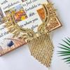 Luxury Applique Patches Handmade Clothing Applique Fashion Beads Applique  Apparel Accessories