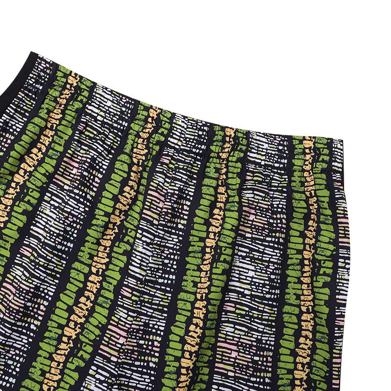 Women Plus Size V-Neck Short Sleeve Printed Tops & Pants Sets