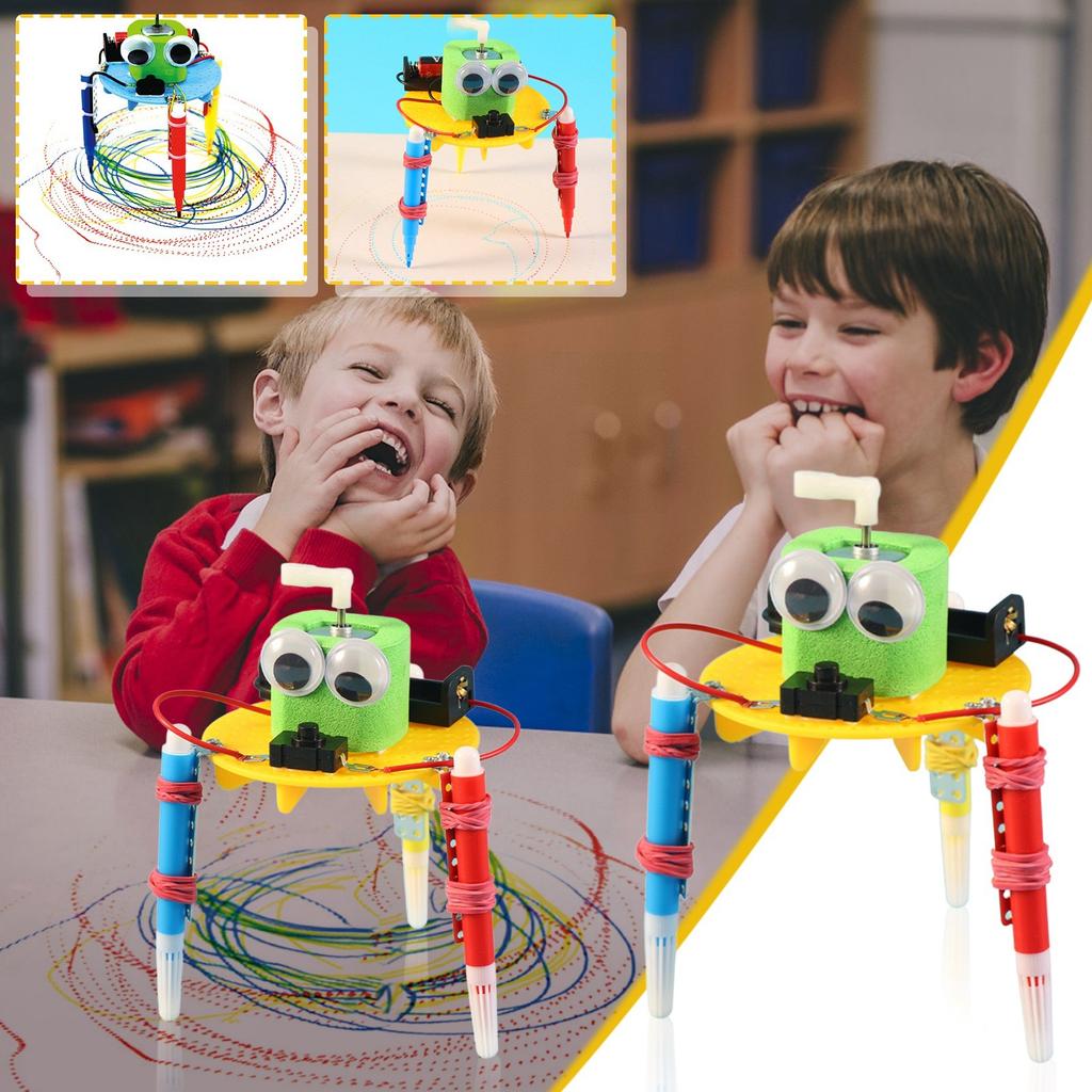 Robot Technology Small Production Small Invention Electric Primary School Students Handmade Materials