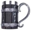 600ML Cup Universal Danegeld Tankard Mug Viking Unique Design Mugs Stainless Steel Insert Resin Beer Cup Party Halloween Gift