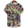 Luxury Men's Shirts Summer Fashion Blouse Casual Men's Clothing Hawaiian Shirts Oversized T-Shirt For Male Outdoor Streetwear