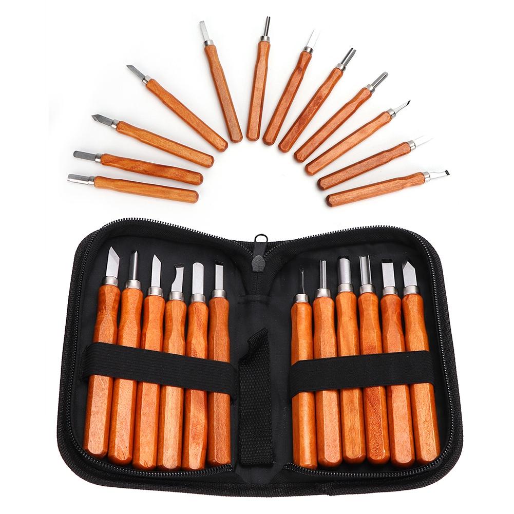 

Набор из 12 штук Имитация красного дерева Нож для резьбы по дереву Нож для резьбы по дереву Промышленные принадлежности