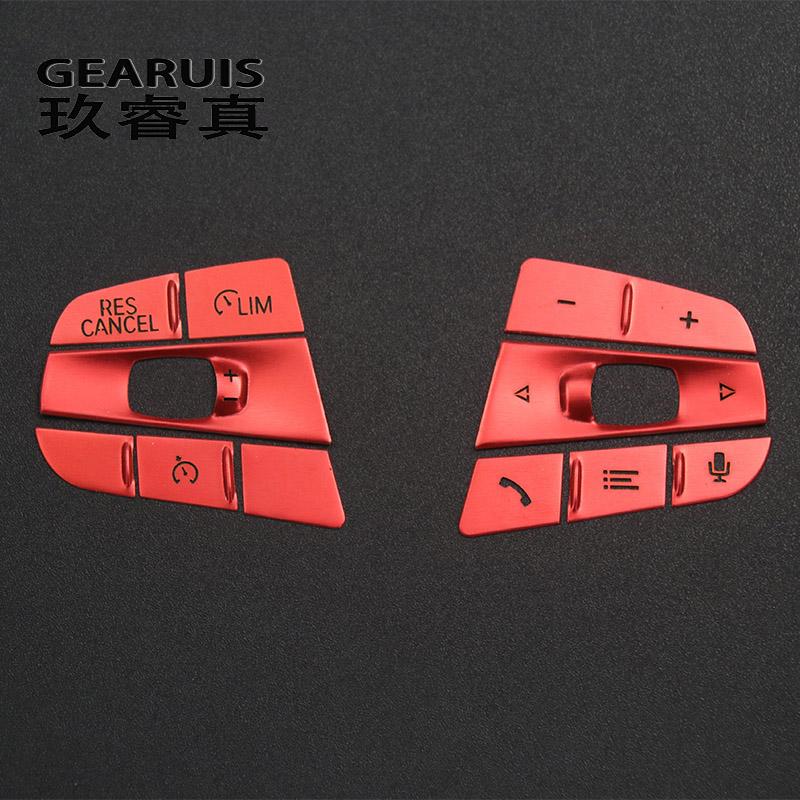 Auto-Styling für BMW X3 X4 G01 G02 Lenkradtasten Schalter Rahmenschutzabdeckungen Aufkleber Verkleidung Autoinnenraum